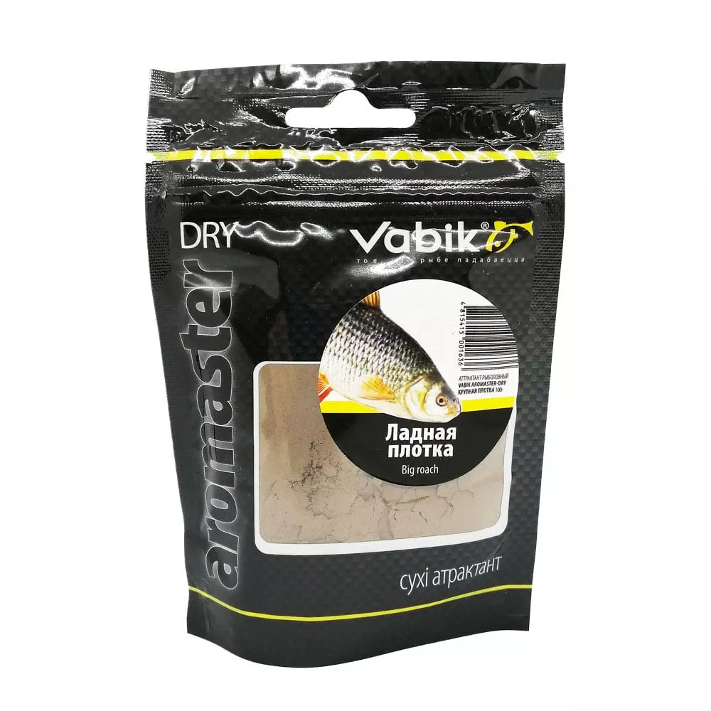 Аттрактант Vabik Aromaster-Dry 100гр Крупная плотва