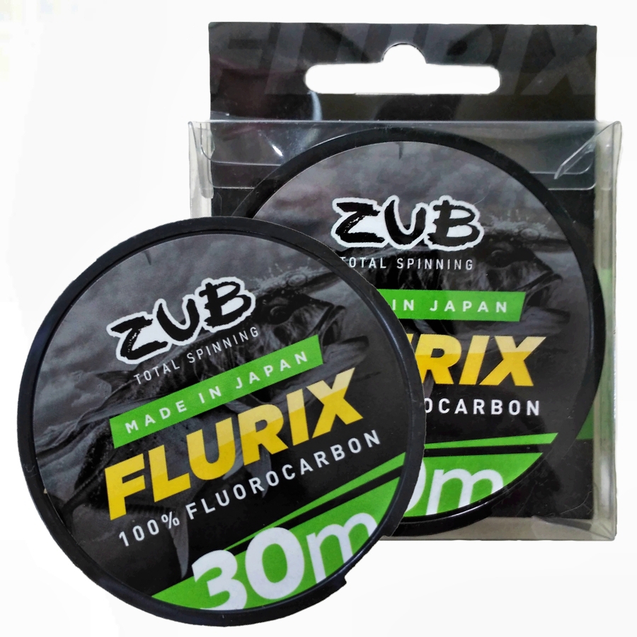 Леска флюрокарбоновая ZUB FLURIX 30m 0.148мм