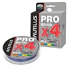 Шнур Nautilus Pro Braid X4 Multicolor d-0.14 6.8кг 15lb 150м